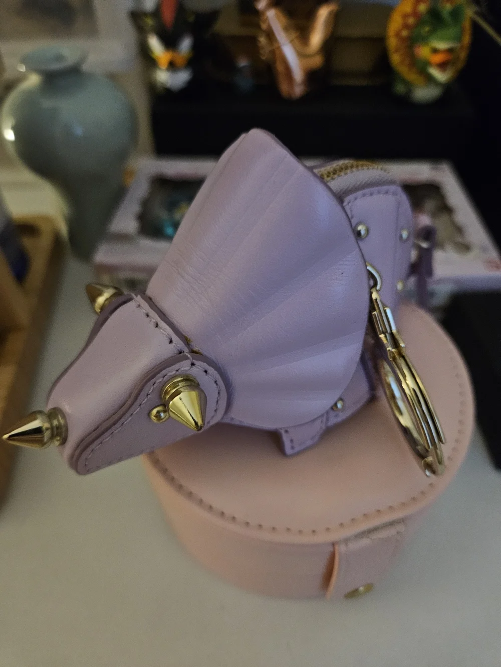 Kate Spade Triceratops Lilac Coin Purse Unused
